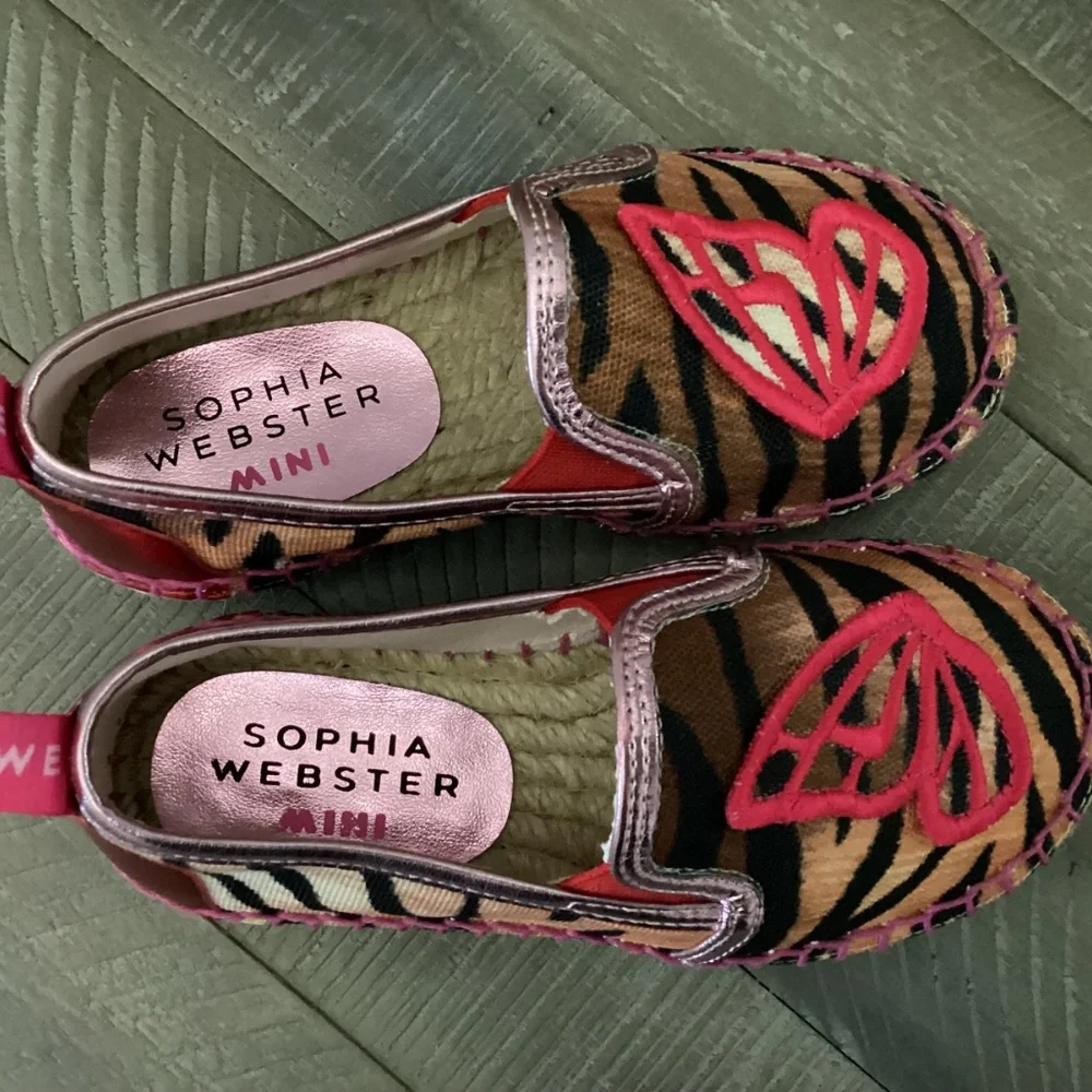 SOPHIA WEBSTER Kids' Butterfly Espadrille Flat (Toddler Kid) 10US / 26E